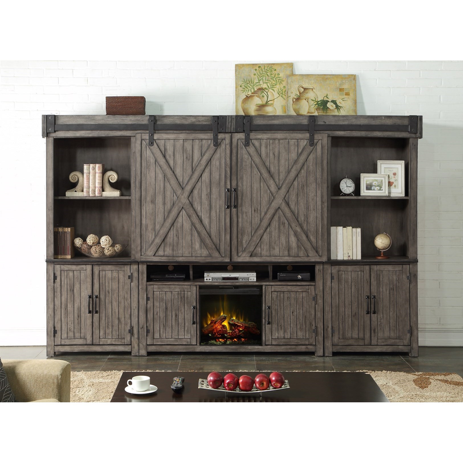 Legends Furniture Storehouse Collection ZSTR1002 Fireplace